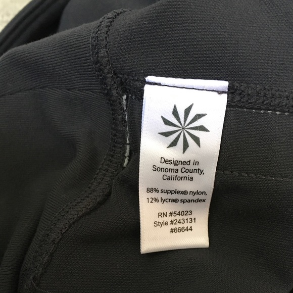 ATHLETA Leggings Reflective SideStripe Ankle Zip S - Picture 10 of 13